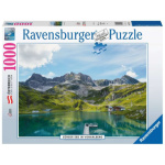 RAVENSBURGER Puzzle Zürské jezero ve Vorarlbersku, Rakousko 1000 dílků 146096