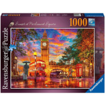 RAVENSBURGER Puzzle Západ slunce na Parlamentním náměstím, Londýn 1000 dílků 146123