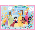 RAVENSBURGER Třpytivé puzzle Disney princezny: Silné, krásné a neuvěřitelně odvážné XXL 100 dílků 146137