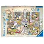 RAVENSBURGER Puzzle Crazy Cats: Kočičí život 500 dílků 146362