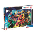 CLEMENTONI Puzzle DC Comics: Liga spravedlonosti 104 dílků 146702