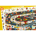 DJECO Puzzle Observation: Rallye 54 dílků 146965