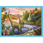 TREFL Puzzle Jedineční dinosauři 4v1 (12,15,20,24 dílků) 147597