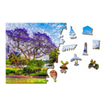 WOODEN CITY Dřevěné puzzle Jaro v Sydney 2v1, 505 dílků EKO 147685