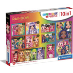 CLEMENTONI Puzzle Rainbow High 10v1 147831