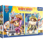 TREFL Oboustranné puzzle Tlapková patrola: Sky a Rubble BABY MAXI 2x10 dílků 147885