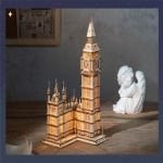 ROBOTIME Rolife Svítící 3D dřevěné puzzle Big Ben 220 dílků 147977