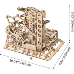 ROBOTIME Rokr 3D dřevěné puzzle Kuličková dráha: Climber 233 dílků 147995