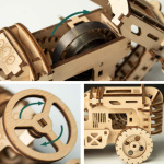 ROBOTIME Rokr 3D dřevěné puzzle Traktor 135 dílků 147996