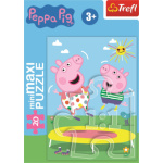 TREFL Puzzle Prasátko Peppa: Na trampolíně 20 dílků 148010