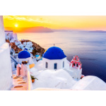 ENJOY Puzzle Východ slunce nad Santorini, Řecko 1000 dílků 148531