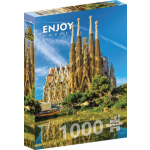 ENJOY Puzzle Bazilika Sagrada Familia, Barcelona 1000 dílků 148540