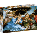 ENJOY Puzzle Madona s dítětem, svatou Kateřinou a Tomášem 1000 dílků 148636
