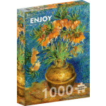 ENJOY Puzzle Vincent Van Gogh: Řebčíky v měděné váze 1000 dílků 148650