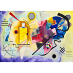 ENJOY Puzzle Vassily Kandinsky: Žlutá červená modrá 1000 dílků 148680