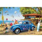 EUROGRAPHICS Puzzle VW Brouk a surfaři 1000 dílků 148829