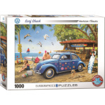 EUROGRAPHICS Puzzle VW Brouk a surfaři 1000 dílků 148829