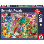 SCHMIDT Puzzle Zábavné zahradničení 1000 dílků 149781