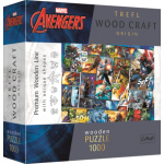 TREFL Wood Craft Origin puzzle Marvel Avengers 1000 dílků 149850