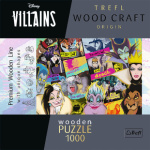 TREFL Wood Craft Origin puzzle Disney: Setkání záporáků 1000 dílků 149851