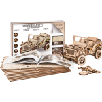 WOODEN CITY 3D puzzle Terénní vůz - džíp 4x4, 570 dílků 150405