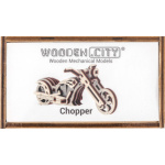 WOODEN CITY 3D puzzle mini Widgets: Chopper 22 dílků 150407