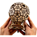 WOODEN CITY 3D puzzle Multifunkční organizér - Fotbalový míč 175 dílů 150411