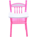 PIXINO Jídelní židlička pro panenky s příslušenstvím 150599