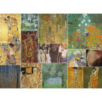 BLUEBIRD Puzzle Koláž obrazů: Gustav Klimt 6000 dílků 150682