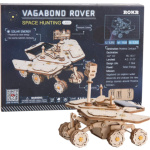 ROBOTIME Rokr 3D dřevěné puzzle Planetární vozítko Vagabond Rover na solární pohon 153 dílků 150997