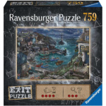 RAVENSBURGER Únikové EXIT puzzle Rybářská vesnice 759 dílků 151491