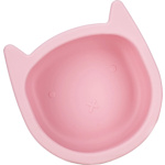 FreeON Silikonová miska Kotě, růžová 151550 (12 x 11,5 x 5,3 cm)