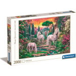 CLEMENTONI Puzzle Klasičtí zahradní jednorožci 2000 dílků 151807