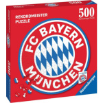 RAVENSBURGER Kulaté puzzle FC Bayern Logo 500 dílků 151973