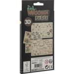 GRAFIX Dřevěné 3D puzzle 2v1 Opice a delfín 152658