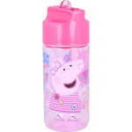 STOR Láhev na pití Tritan Prasátko Peppa 430 ml 152663