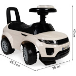 ECOTOYS Odrážedlo Auto s melodiemi bílé 152706