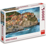 DINO Puzzle Barevná Manarola 2000 dílků 153241