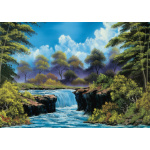 SCHMIDT Puzzle Bob Ross: Vodopád na pasece 1000 dílků 153303