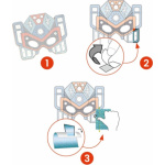 DJECO Masky superrobotů k dotvoření 155426