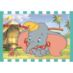 CLEMENTONI Puzzle Disney klasika 4v1 (12+16+20+24 dílků) 155533