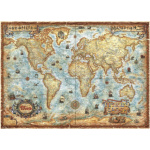 HEYE Puzzle Map Art: Svět 2000 dílků 155646