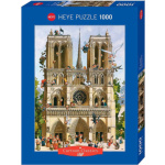 HEYE Puzzle Cartoon Classics: Ať žije Notre Dame 1000 dílků 155663