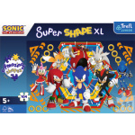 TREFL Puzzle Super Shape XL Svět ježka Sonica 104 dílků 155992