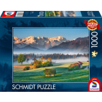 SCHMIDT Puzzle Garmisch Partenkirchen - Murnauer Moos 1000 dílků 156152