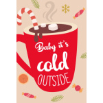 RAVENSBURGER Puzzle Happy Holidays: Baby it's cold outside 99 dílků 156182