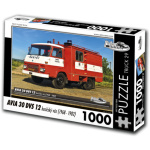 RETRO-AUTA Puzzle TRUCK č.29 AVIA 30 DVS 12 hasičský vůz (1968-1982) 1000 dílků 156218