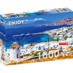 ENJOY Puzzle Ostrov Mykonos, Řecko 1000 dílků 156487