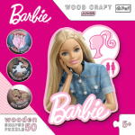 TREFL Wood Craft Junior puzzle Krásná Barbie 50 dílků 156888