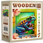 WOODEN CITY Dřevěné puzzle Barevná žabka 250 dílků 156974